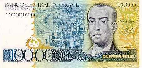 100000 Cruzeiros