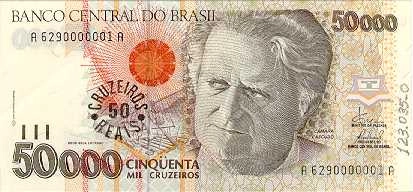 50 Cruzeiros Reais