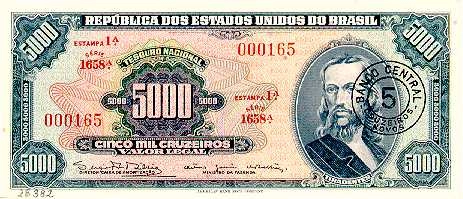 5 Cruzeiros Novos